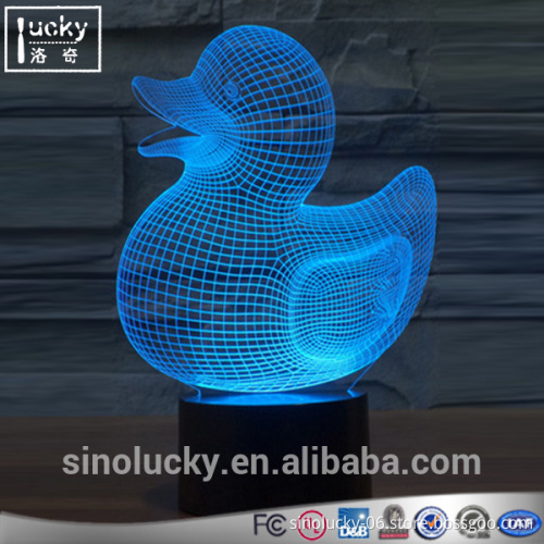 3D Laser color changing indoor Acrylic LED night light